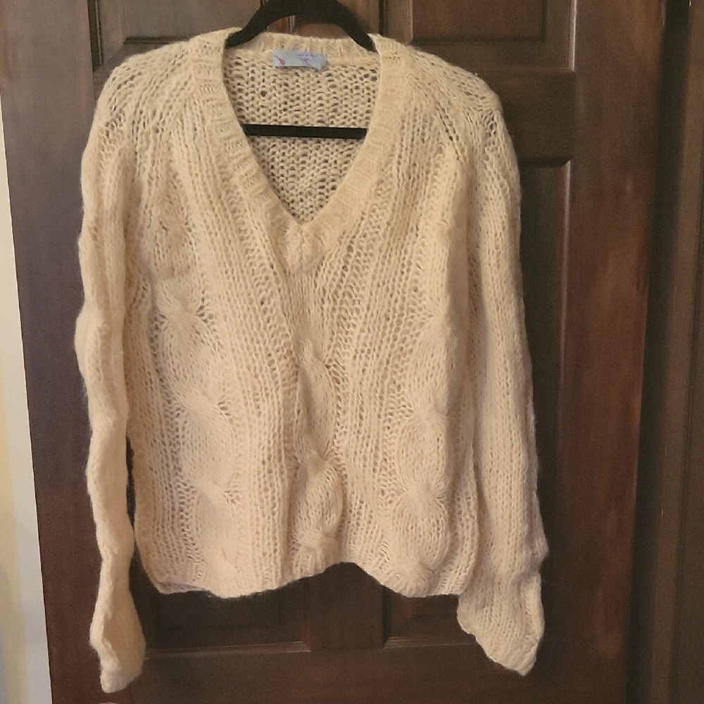 Cozy Cream Knit Sweater